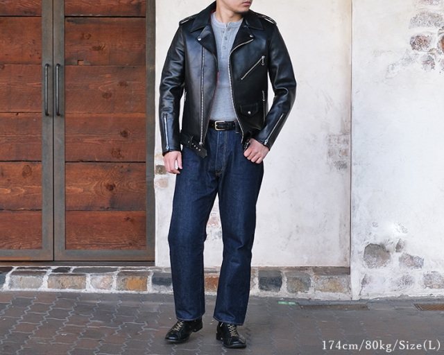 JELADO ジェラード SG83420 Rebel Jacket Horse Hide Semi Aniline