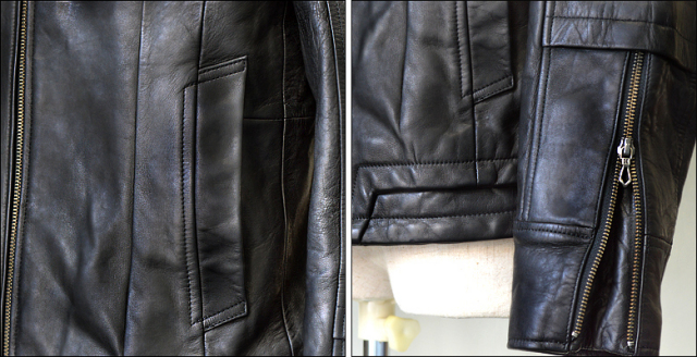 本革 レザージャケット 革ジャン ライダースジャケット シングル