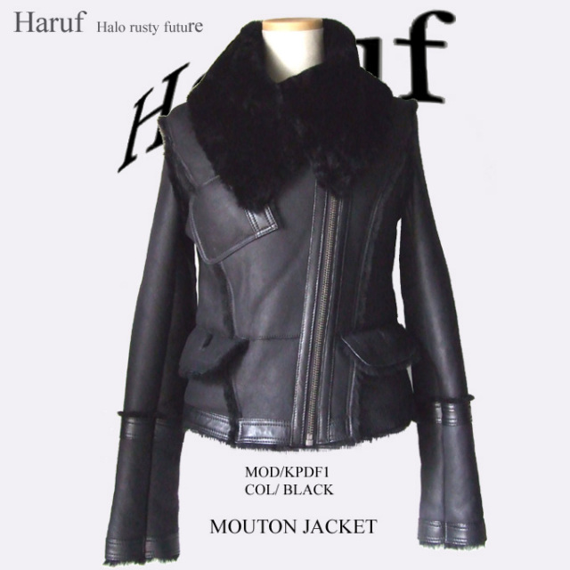 ムートンジャケット レザージャケット 革ジャン ライダースジャケット