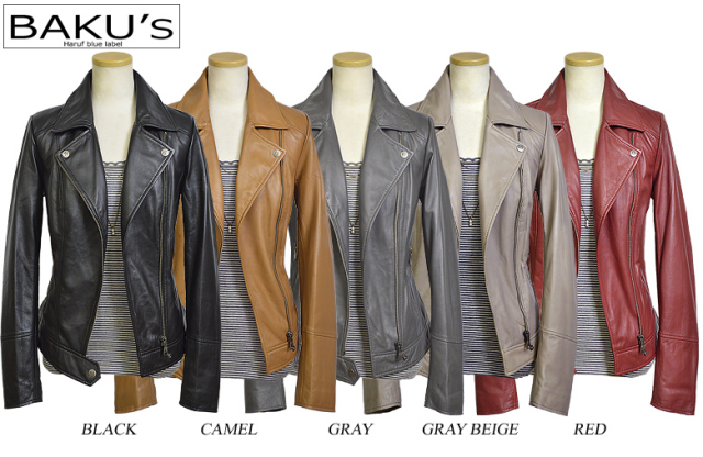 ライダースジャケット ダブル ライダース 革ジャン レザージャケット