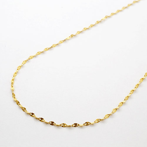 送料無料】【日本製】純金/K24/24K ネックレス/チェーン 42cm サザン