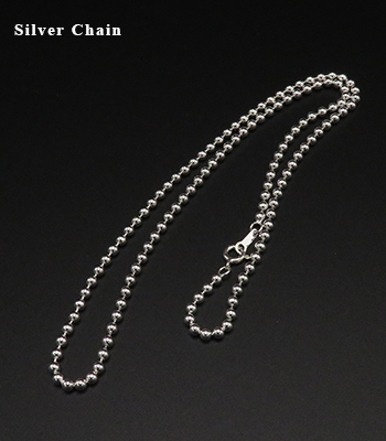 Silver Chain シルバーチェーン|ネックレスチェーン|50cm|ボール