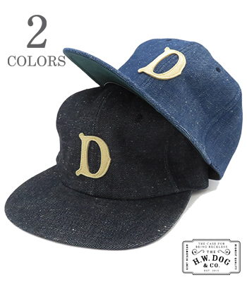 THE H.W.DOG&CO. 別注|ネップデニム|ベースボールキャップ『NEP DENIM