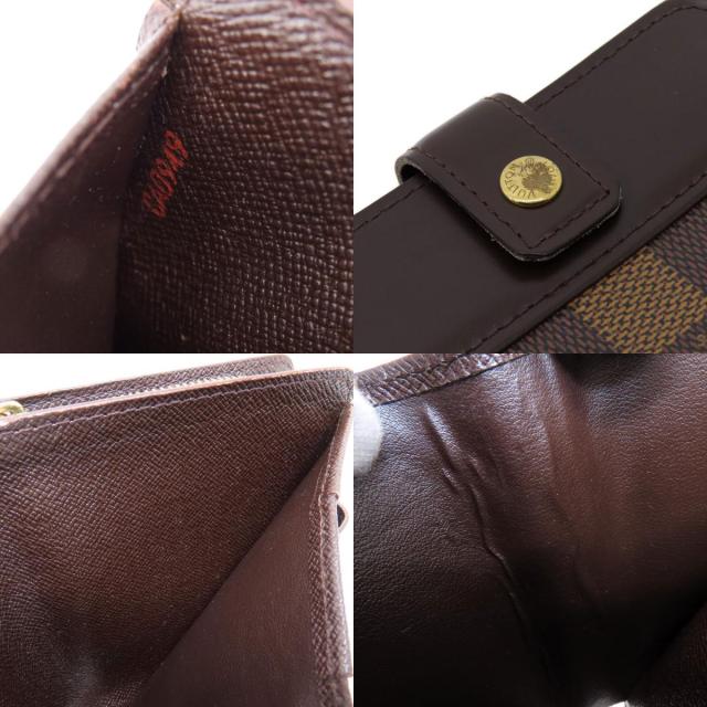 LOUIS VUITTON ルイヴィトン M61668 コンパクト・ジップ ダミエ エベヌ