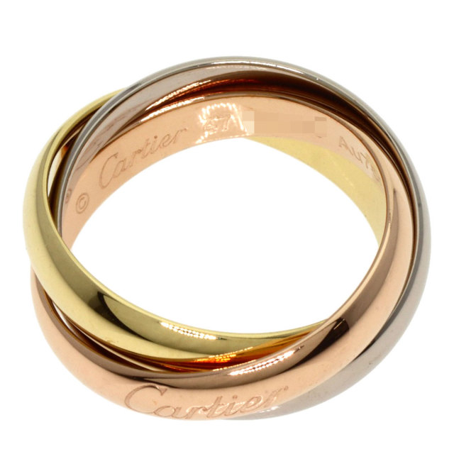 CARTIER カルティエ トリニティ #47 リング・指輪 K18ホワイトゴールド