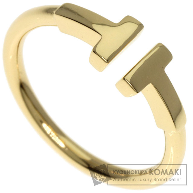 TIFFANY&Co. ティファニー Tワイヤー リング・指輪 K18イエロー