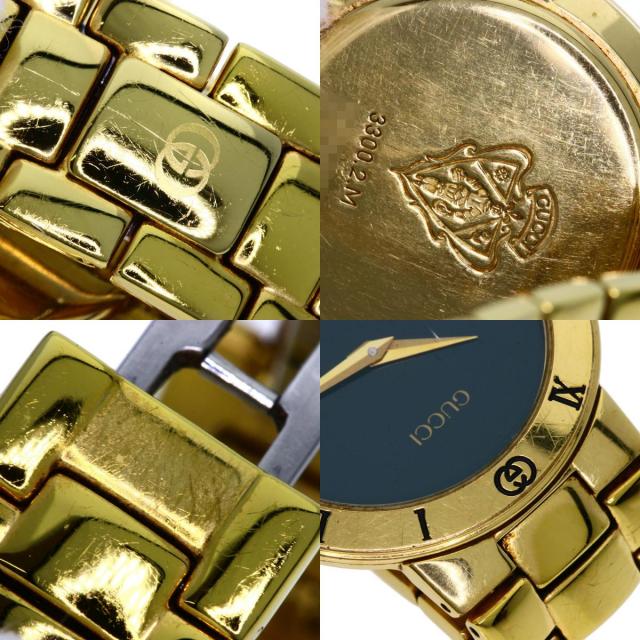 GUCCI グッチ 3300.2M ラウンドフェイス 腕時計 GP/GP メンズ ブランド