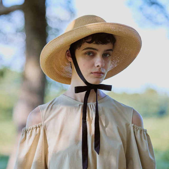 chisaki(チサキ) つば広ペーパーブレードハット MARTA レディース 春夏