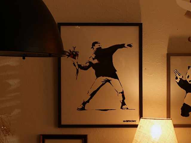 アートポスター Banksy (バンクシー) Molotov｜北欧・ヴィンテージ
