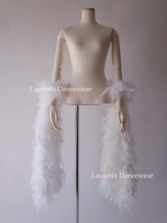 社交ダンスドレス】FW102 ドレス用フロート バングル+フェザー