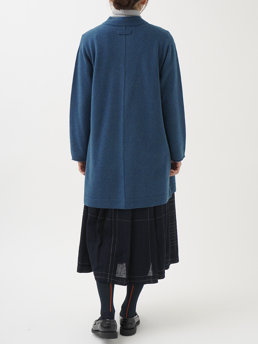 12Gラムウールボイル ロングカーディガン