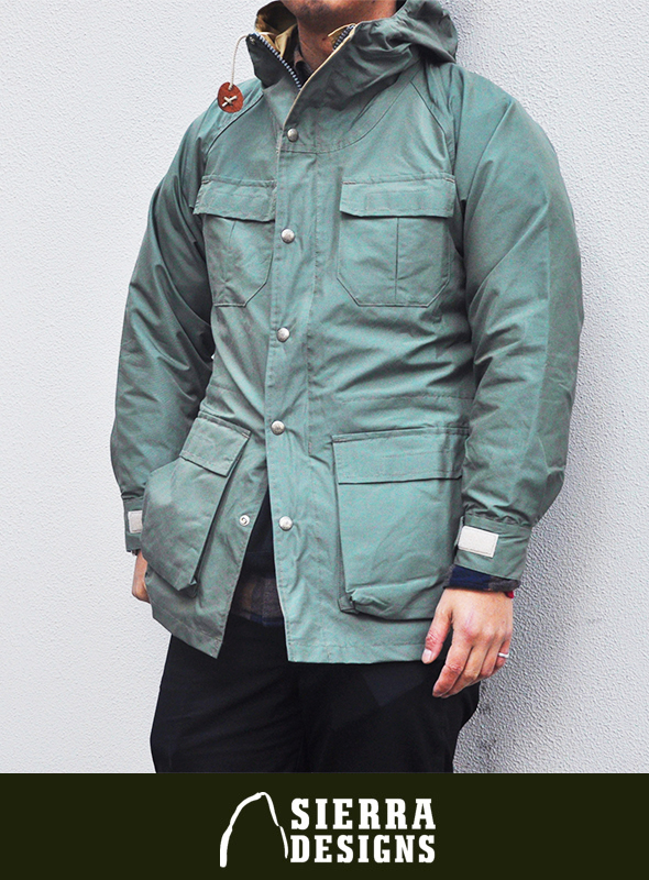 SIERRA DESIGNS シェラデザイン 60/40 MOUNTAIN PARKA Sage/V.tan を