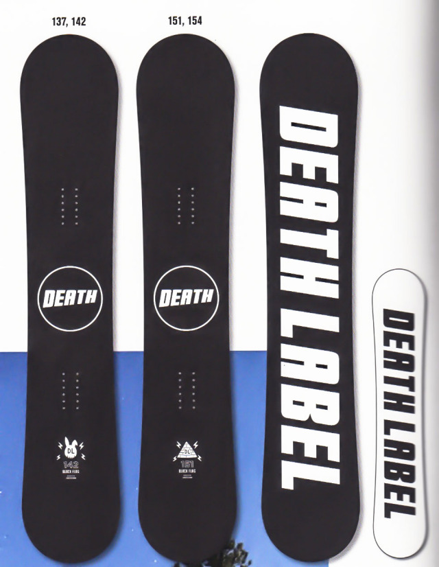 デスレーベル（DEATH LABEL）【BLACK FLAG】 17-18スノーボード 2018年