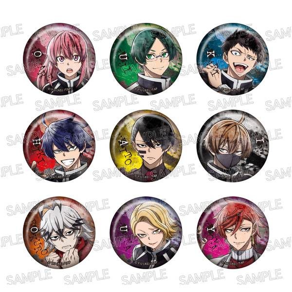 桃源暗鬼 ウェットカラーシリーズ 缶バッジ Vol.1 9個入BOX