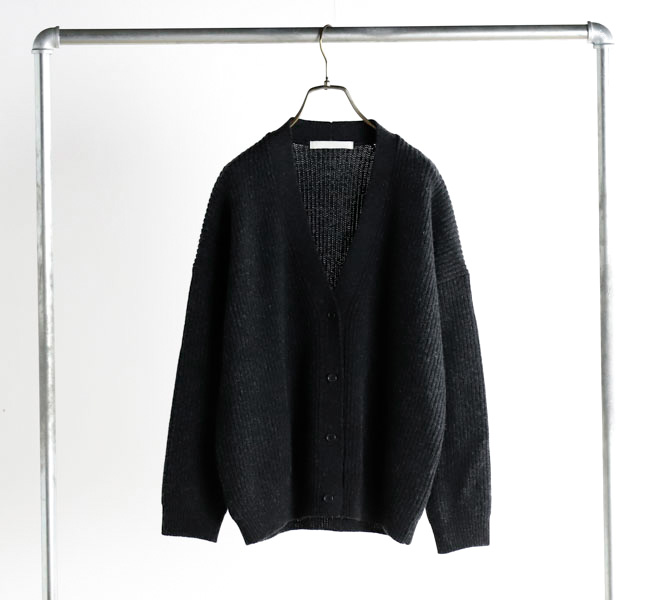 evam eva エヴァムエヴァ E253K200 ウール フォックス カーディガン