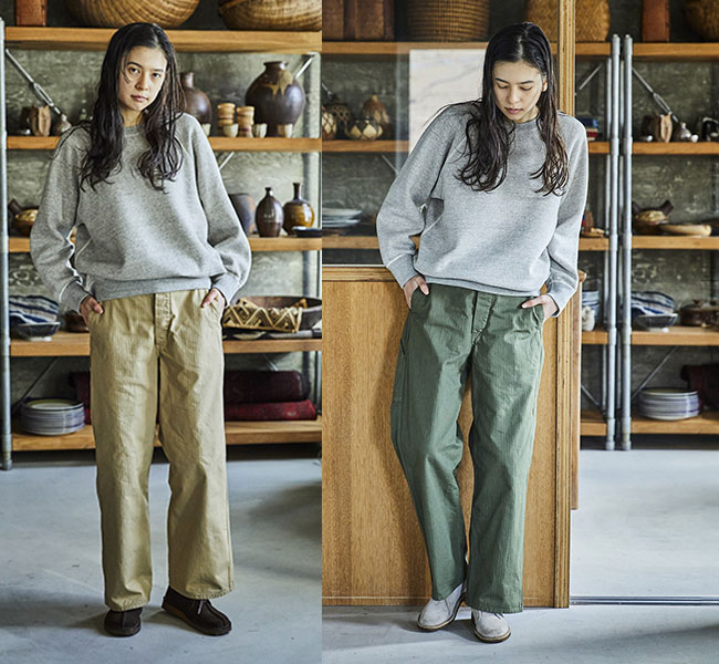 orslow オアスロウ WIDE FIT FRENCH WORK PANTS ワイドフィット