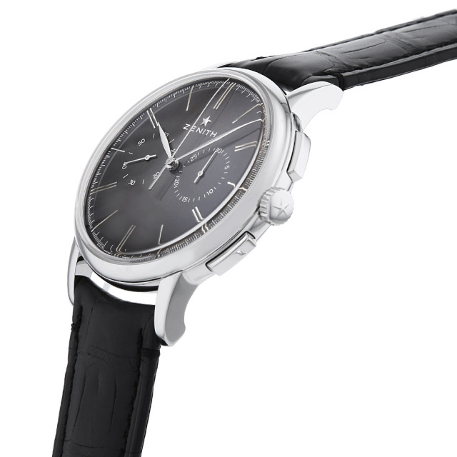 03.2270.4069/26.C493 グレー ZENITH（ゼニス）エリート クロノグラフ