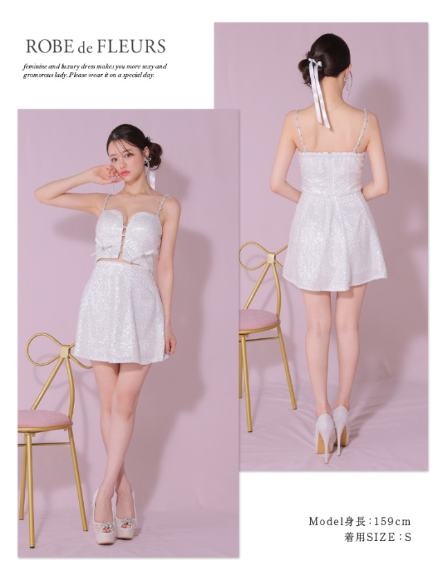 XSサイズあり】sugarコラボカラーあり♥サイドミニリボン