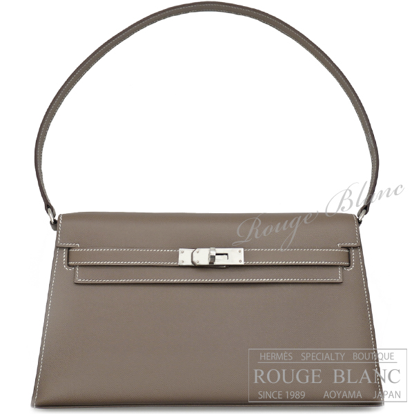 エルメス ケリーエラン エトゥープ ヴォーマダム シルバー金具 【新品