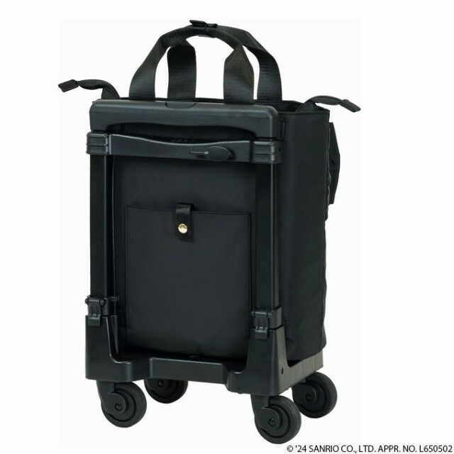 D-666 Hello Kittyリボンキャリー (M18) ブラック<T2キャスター・4輪