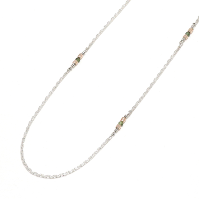 Suman Dhakhwa（スーマンダックワ） MOKUME Slice Beads Chain