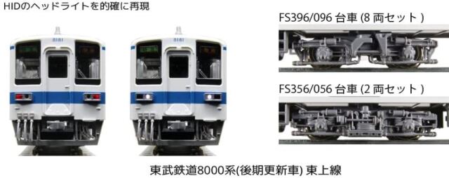 KATO カトー 東武鉄道8000系（後期更新車）東上線 8両セット 10-1650