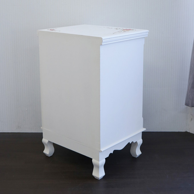 ロースペイント 3段チェスト(ナイトテーブル)｜おしゃれな姫家具通販