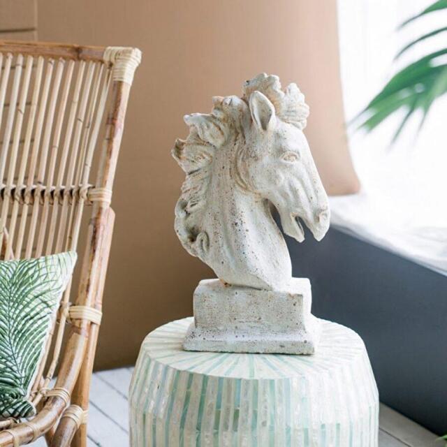 風水インテリア ホース セメント(馬の置物）｜Y-KAGU(輸入家具屋さん.com)