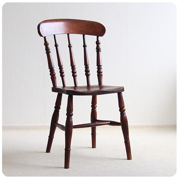 イギリス ヴィンテージ スツール 丸椅子 木製 カントリー 踏み台 家具