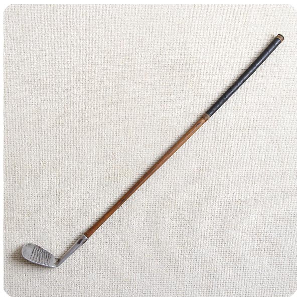 スコットランド アンティーク ゴルフクラブ アイアン ヒッコリー