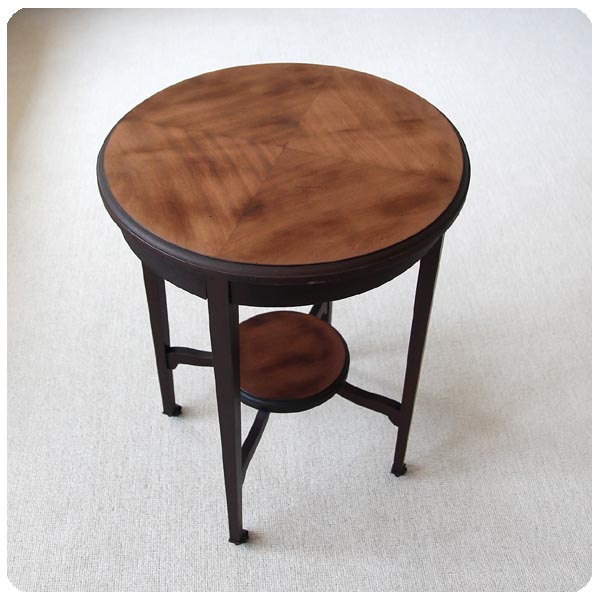 イギリス アンティーク マホガニー キャスター付きオケージョナル