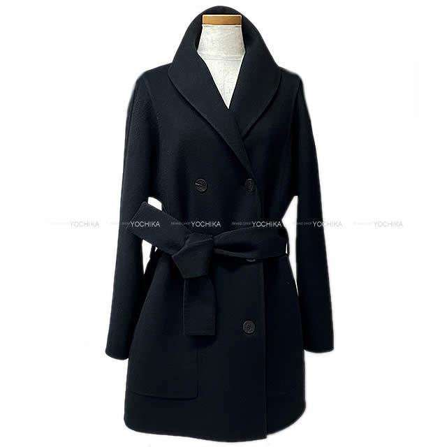 HERMES エルメス レディース ベルト付 コート 