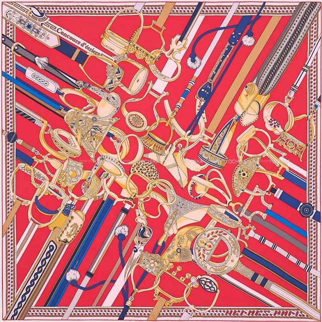 2022年春夏 HERMES エルメス スカーフ カレ90 カレウォッシュ エトリエ