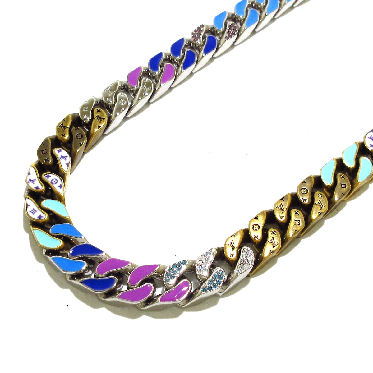 ルイヴィトン/ネックレス/コリエ・チェーンリンクス パッチーズ ミニ