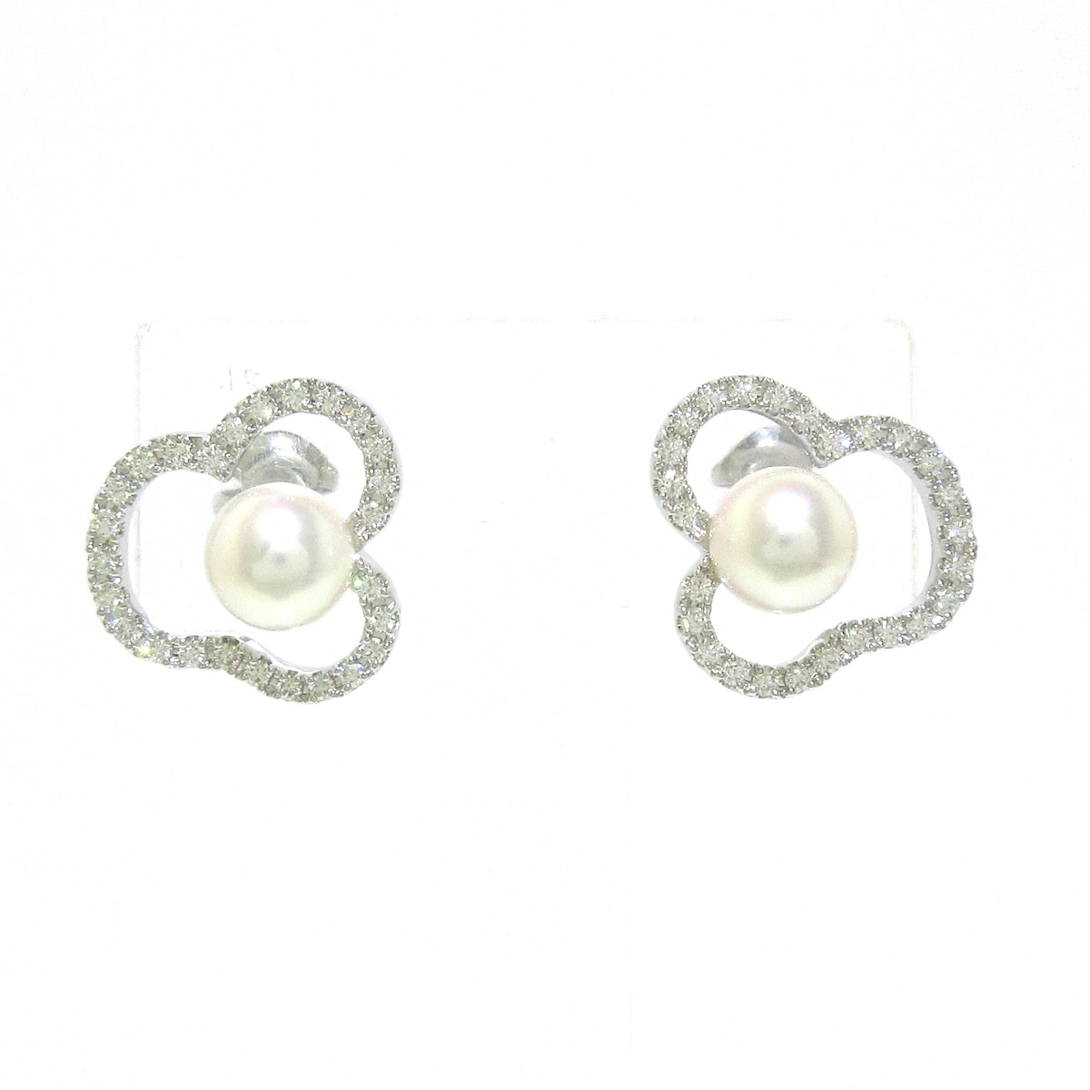 タサキシンジュ/ピアス/チャンツ イヤリング/K18WG×アイボリー