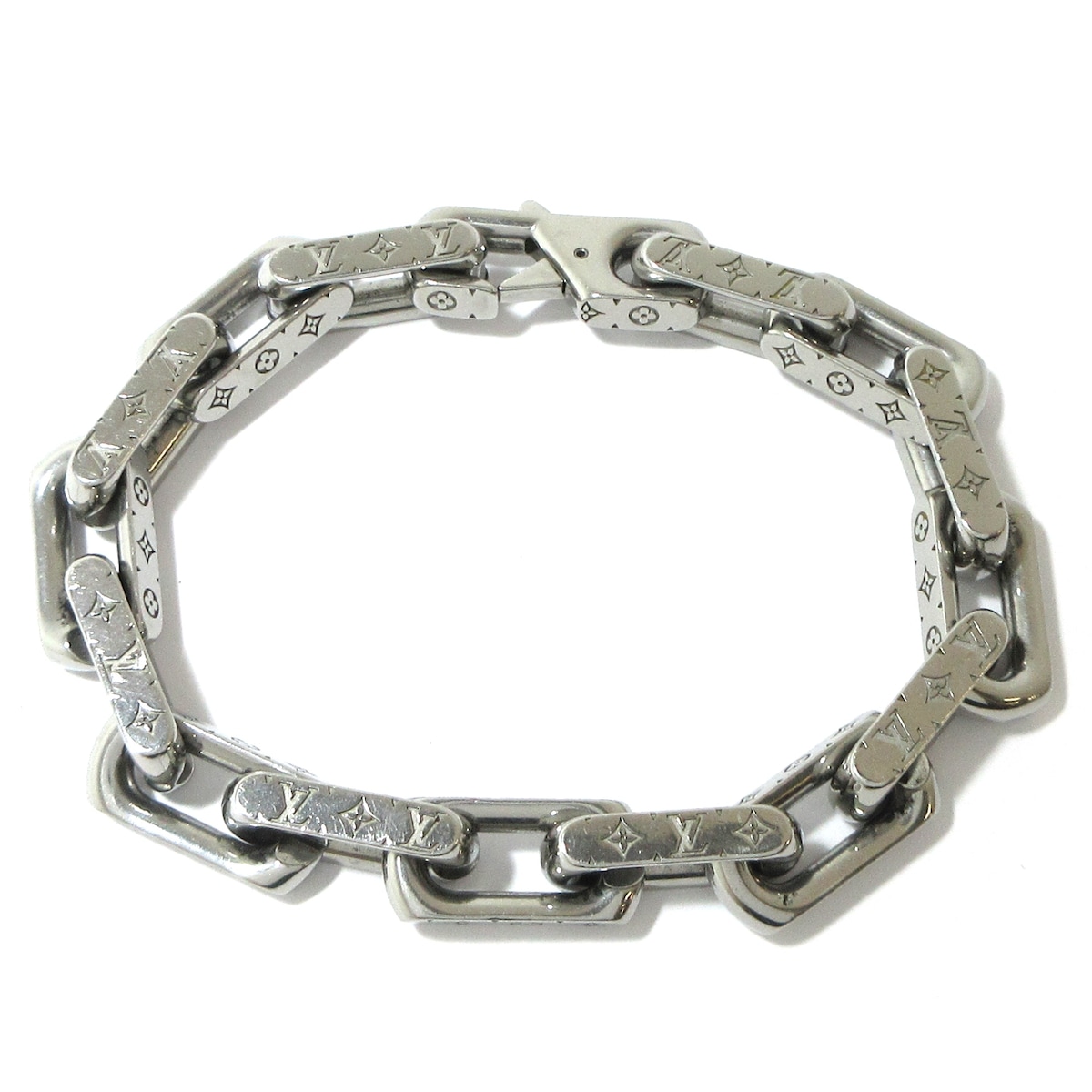 ルイヴィトン/ブレスレット/ブレスレットチェーンモノグラム/シルバー