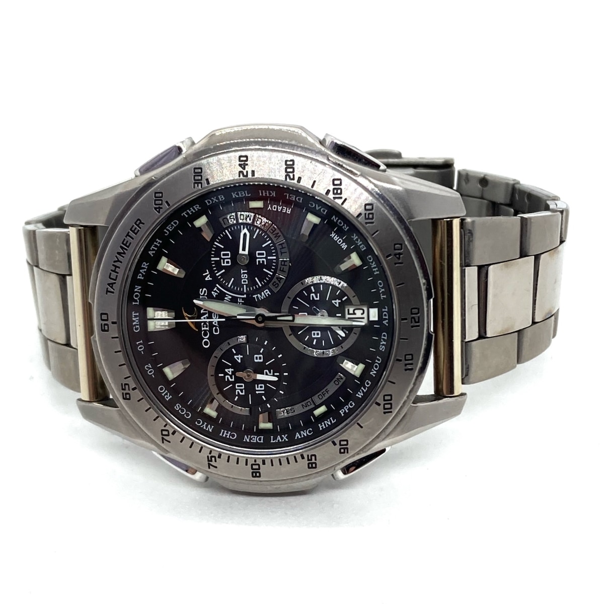 カシオ/OCEANUS(オシアナス)/型番：OCW-M800/ソーラー電池/腕時計の