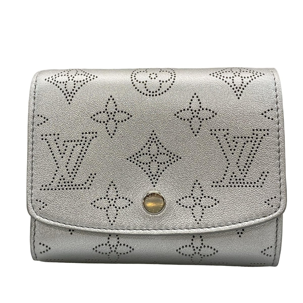 ルイヴィトン/2つ折り財布/ポルトフォイユイリス コンパクト/シルバー