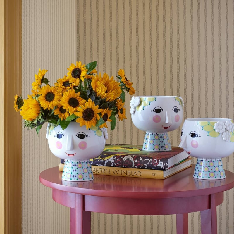 EVA flower pot【イエロー】エヴァ フラワーベース BJORN WIINBLAD