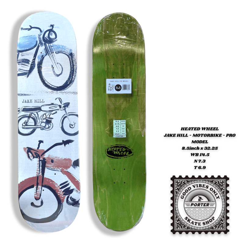 THE HEATED WHEEL JAKE HILL - MOTORBIKE - PRO MO