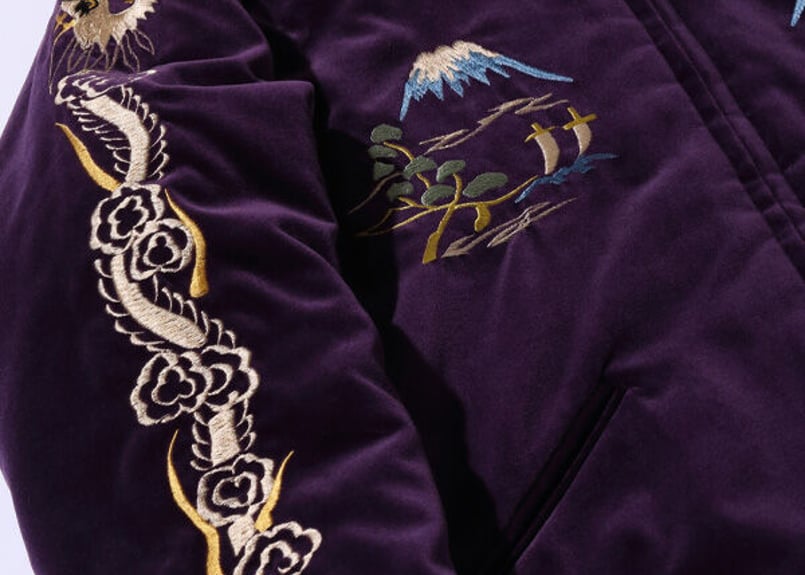 テーラー東洋スカジャン 別珍 Velveteen Souvenir Jacket “LANDS