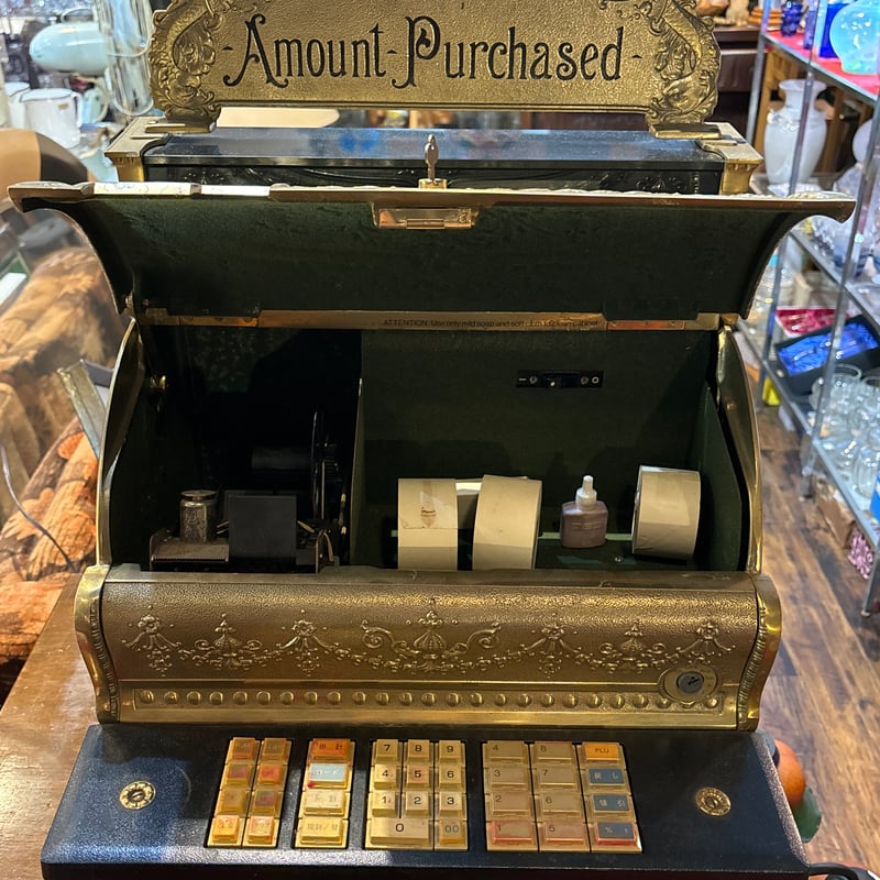 NATIONAL AMOUNT PURCHASED アンティークレジスター 2114-1708