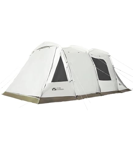 Amazon.co.jp: IGNIO(イグニオ) キャンプ ドームテント 2ルーム