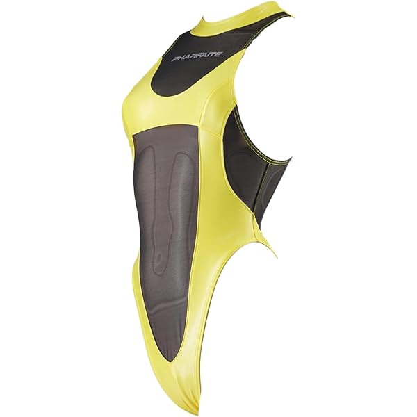 Amazon | [PHARFAITE] SHEERハイネックスーツ (ヌード, L) | ボディ