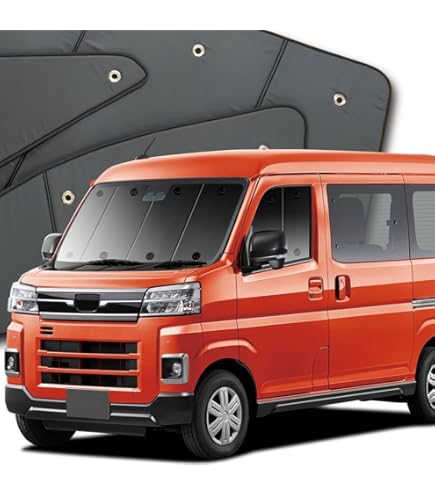 Amazon | 趣味職人 プライバシー サンシェード 車 ハイゼットカーゴ