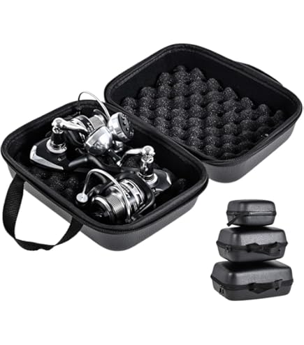 Amazon.co.jp: 釣りリール収納 | 釣りリール用ジッパーデザイン EVA