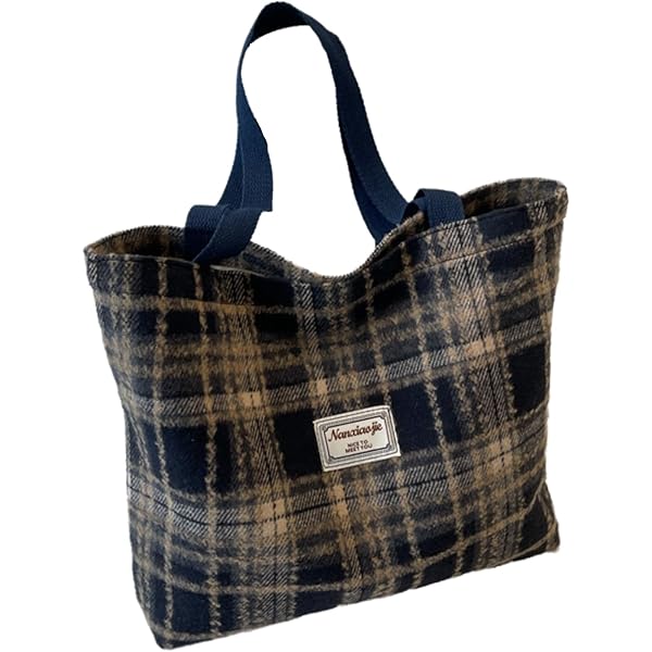 Amazon | ファミリア トートバッグ ブルー チェック familiar 青系