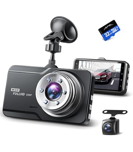Amazon.co.jp: 【300万画素&赤外線ライト】 ドライブレコーダー 前後2