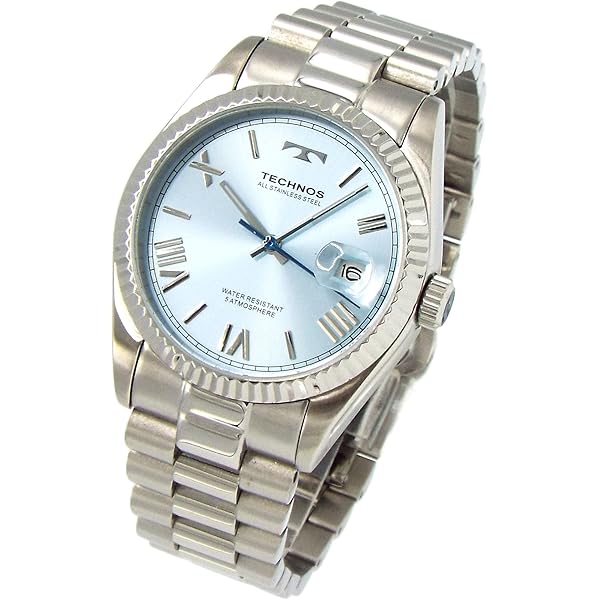 Amazon.co.jp: [テクノス] 腕時計 タングステン デイト T9C12GM メンズ