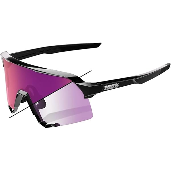 Amazon.com: 100% AEROCRAFT Gloss Black - Purple Mirror